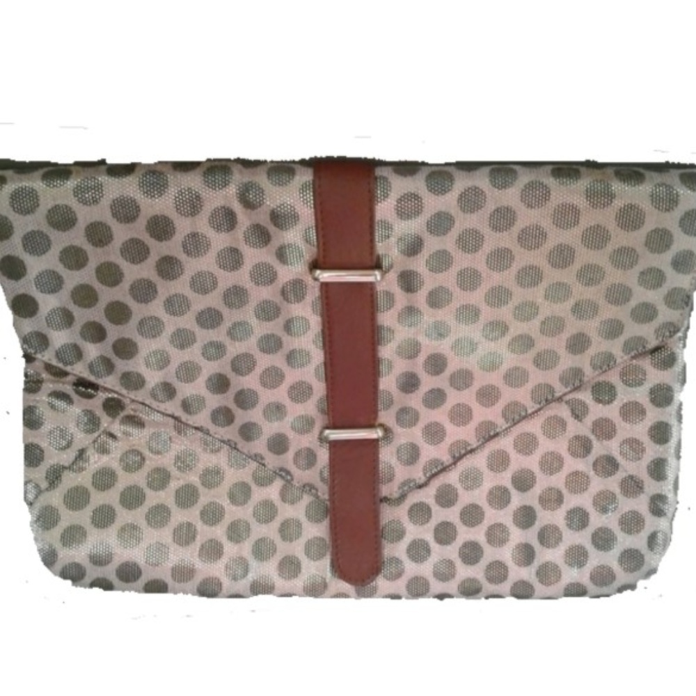 Vintage Polka Dot Envelope Clutch!